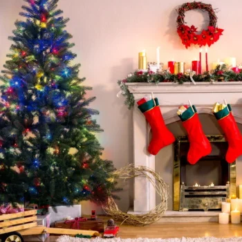 Home novogodišnja jelka 180cm sa osvetljenjem-2